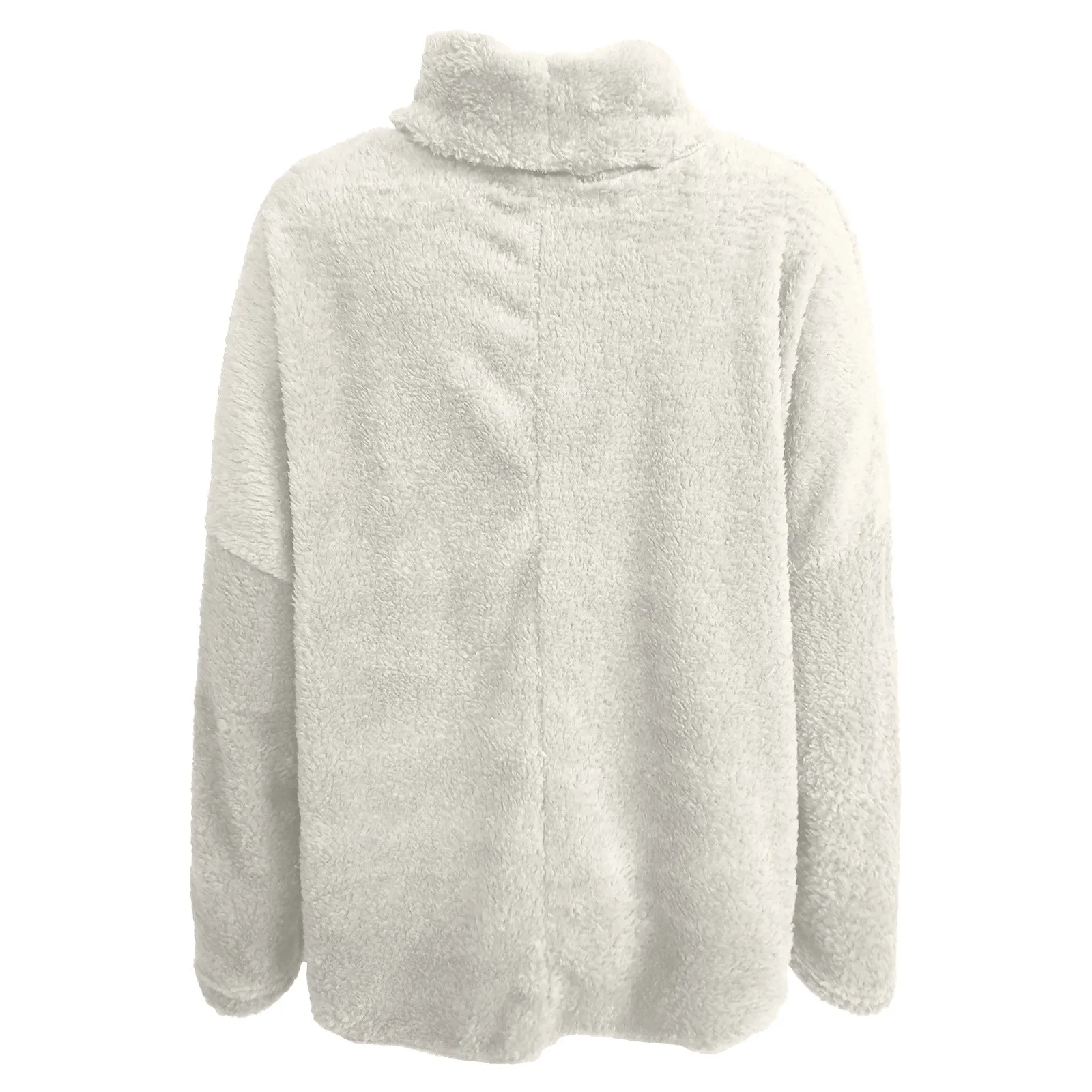 الفتيات بلون أفخم عالية الرقبة المرأة قمة الموضة غير رسمية هوديي سوداديراس دي موهير ملابس امرأة ملابس الشتاء امرأة