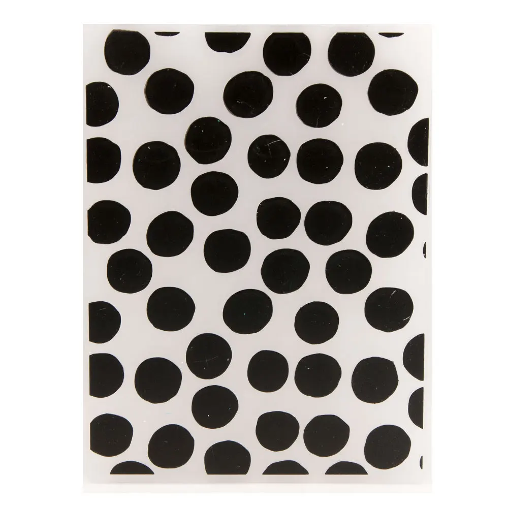 Irregular Dots Spots Embossing Folders DIY Craft Plastic Template Stencil Molds for Card Making Photo Album Craft Decor EM320