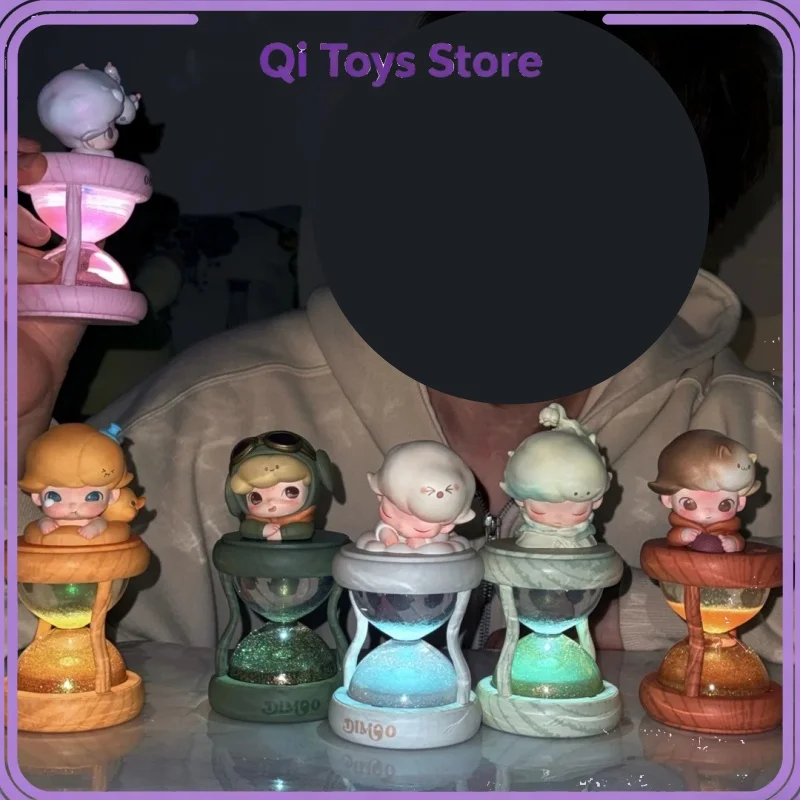 

Dimoo Memories World Series Glowing Hourglass Crystal Ball Blind Box Dimoo Mystery Box Collection Decor Toy Kids Birthday Gift