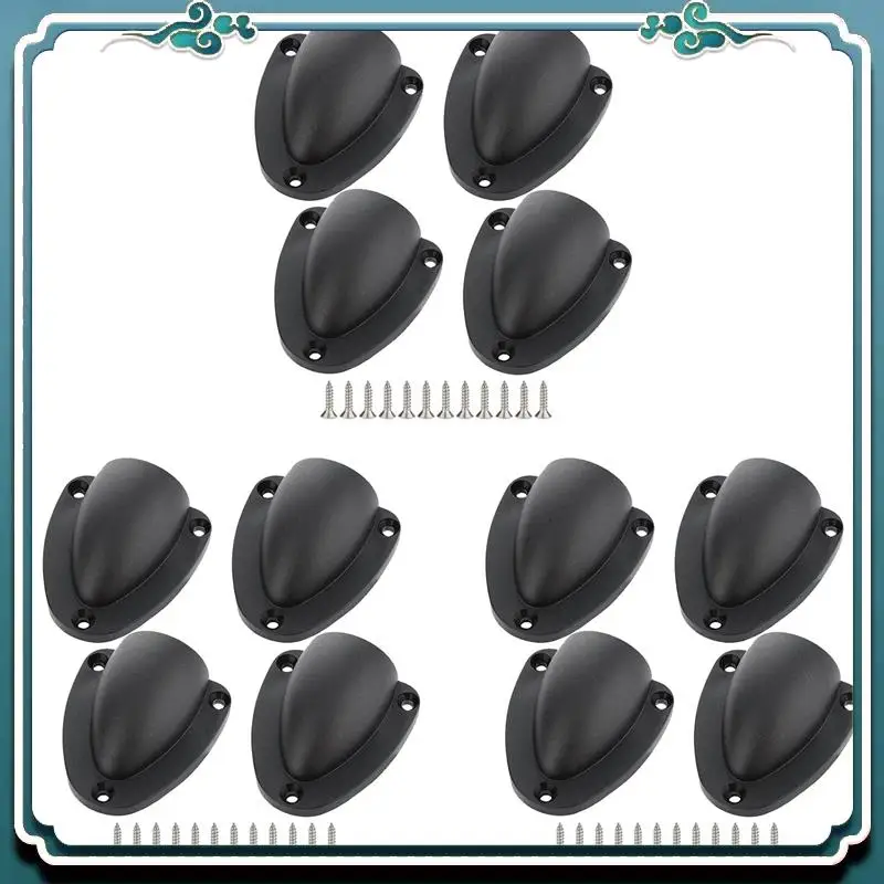 A65G-12 قطعة غطاء فتحة تهوية كابل سلك بحري من النايلون 2.5 بوصة، فتحة تهوية صدفي للقارب، سمك الحافة الناعمة 1/8 بوصة، غطاء فتحة تهوية السلك