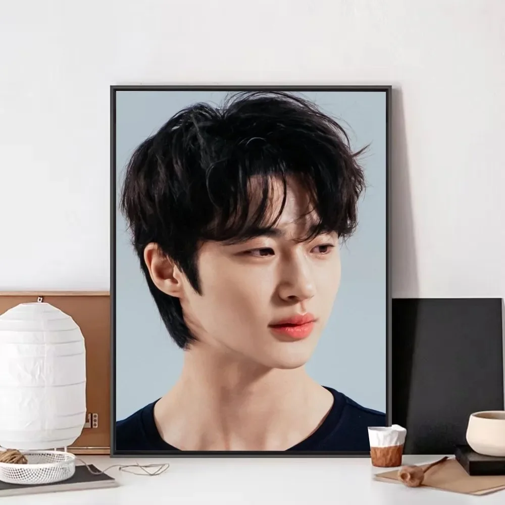 Byeon Woo Seok Korean Actor Poster Canvas Painting Modern Home Living Room Bedroom Bar Retro Decoration Wall Art Gift