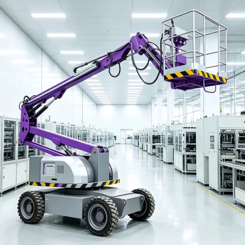 Customized Electric Boom Lift Self Propelled Aerial Platform Folding Boom Lift Cherry Picker Lift Mobile Platform 12m