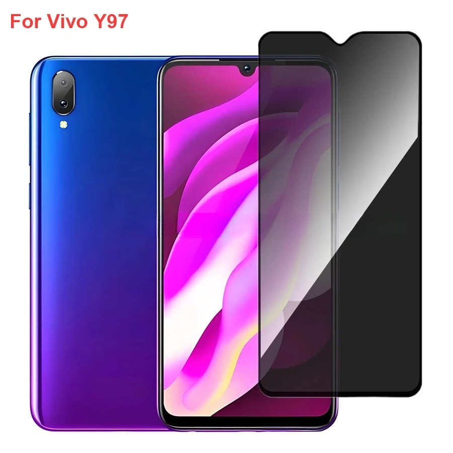 

Vivo Y97 V1813A Anti Spy Privacy Tempered Glass Protector Compatible For Vivoy97 Full Cover Screen Phone Film
