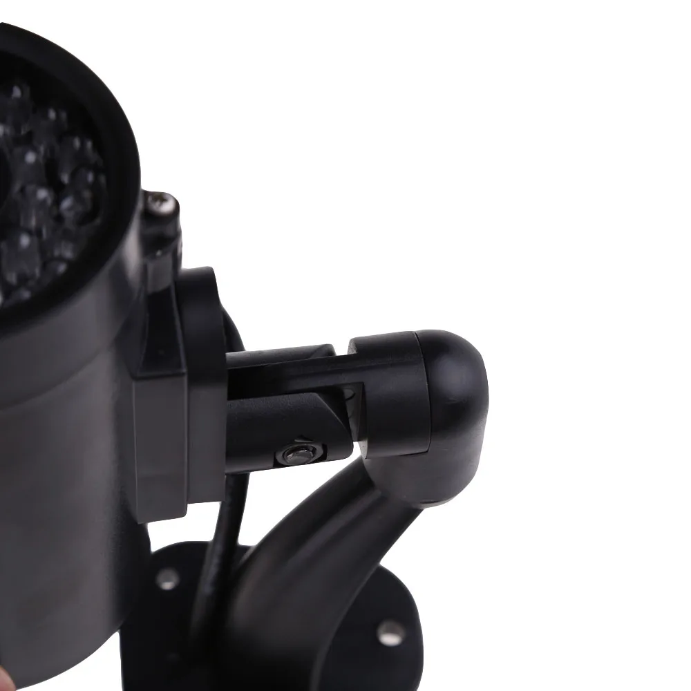 Câmera de segurança de vigilância falsa com monitor de luz LED piscando Câmera manequim de simulação de vigilância CCTV para ambientes internos e externos