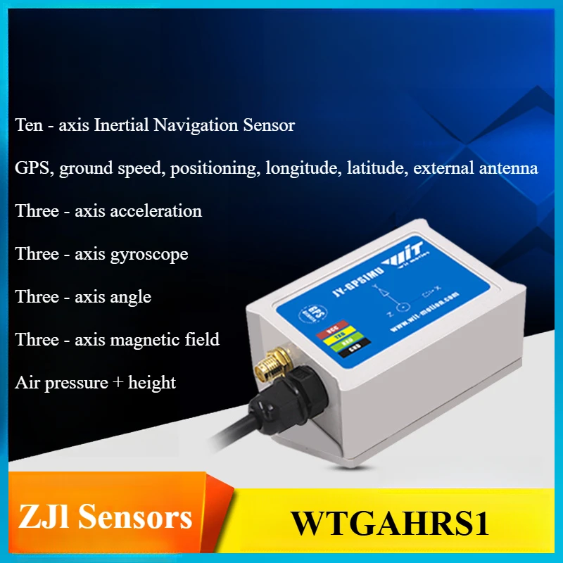 

WTGAHRS1 Serial GPS Integrated Inertial Navigation GPS Inertial Navigation Accelerometer Gyroscope Sensor Angle Longitude