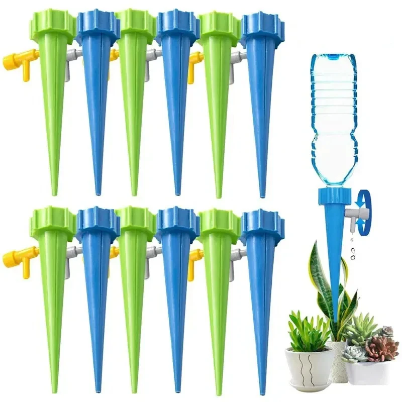 6-36pcs Automatic Drip Irrigation System Self Watering Spike For Flower Plants Greenhouse Garden Adjustable Dripper Device