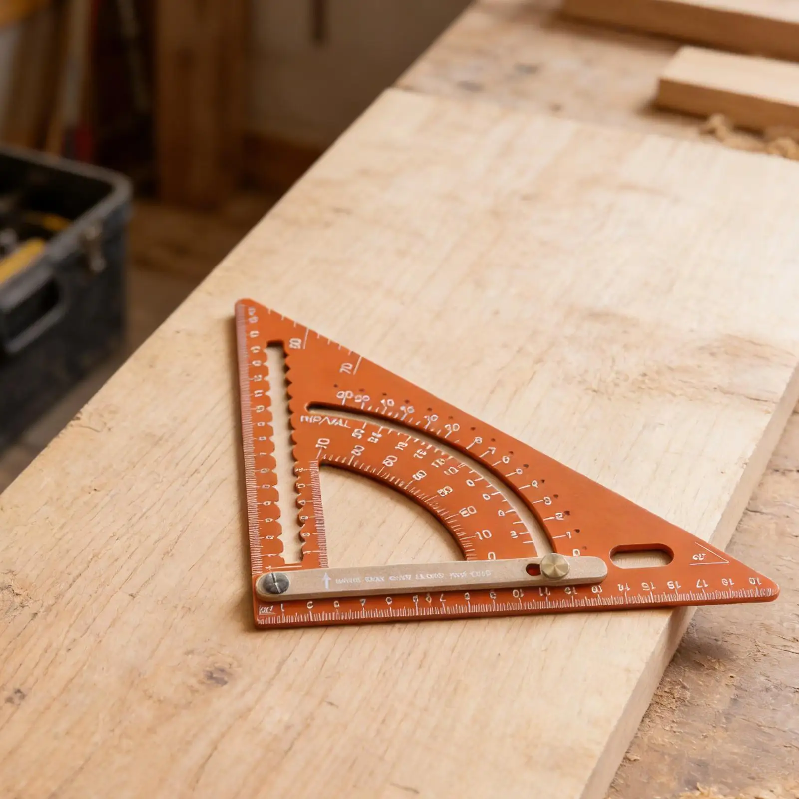 Woodworking Square Aluminum Alloy Ergonomic Carpentry Triangle Ruler Construction Square For Men Professionals Hobbyists Women