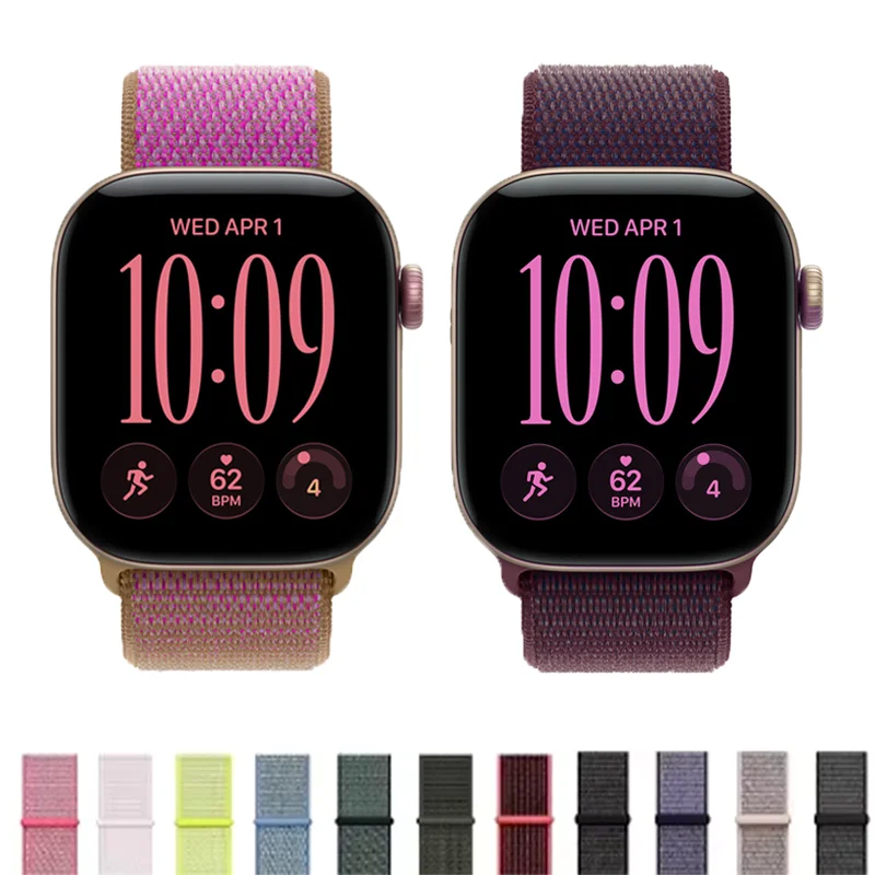 Original 1:1 Sport Loop for Apple Watch 11 12 Band 42mm 46mm44/40-41-45mm Bracelet iWatch Series 10 9 8 7 6 5 SE3 Ultra 4 3 49mm
