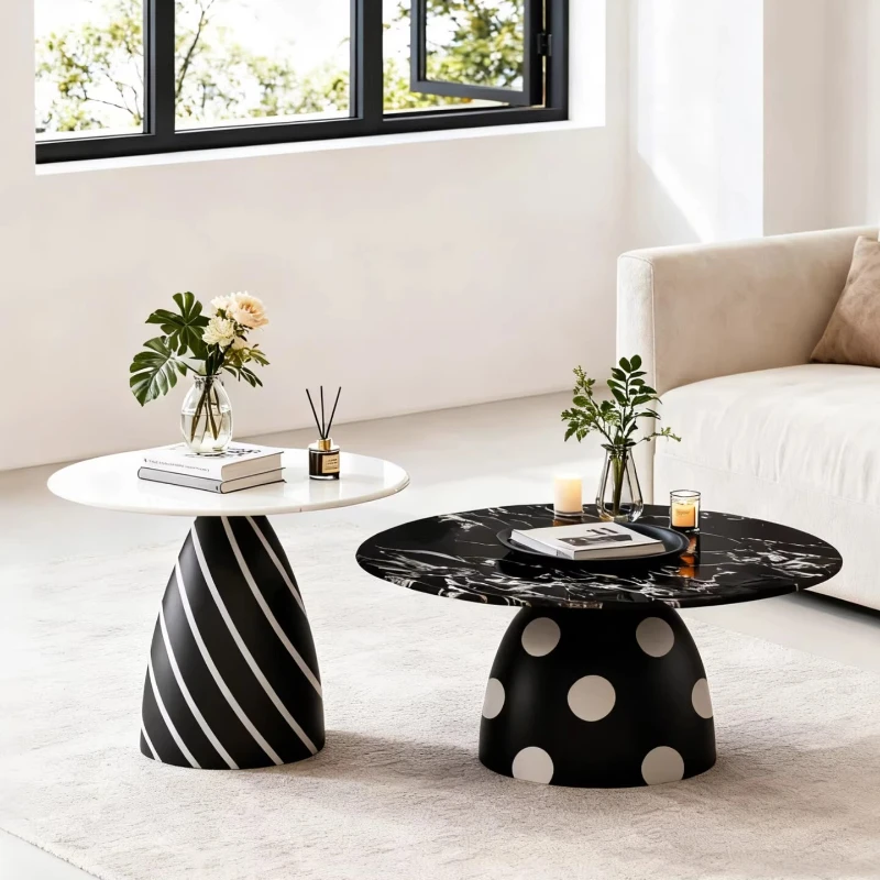 

Modern Luxury Coffee Table Bedroom Organizer Premium Metal Coffee Side Table Minimalist Mesa Auxiliar Salon House Accessories