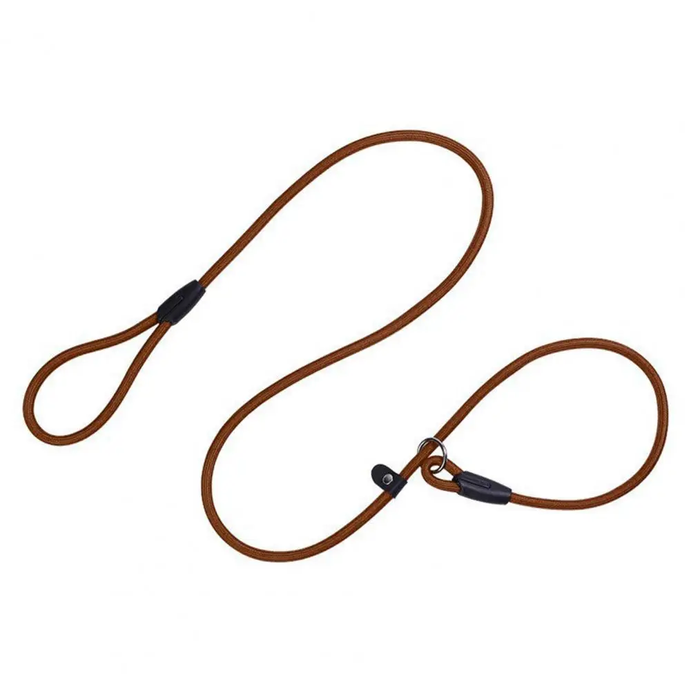 Dog Leash Strong Slip Lead Adjustable Loop High-density Nylon Braided Rope Training Leash for Large Medium Small Dogs