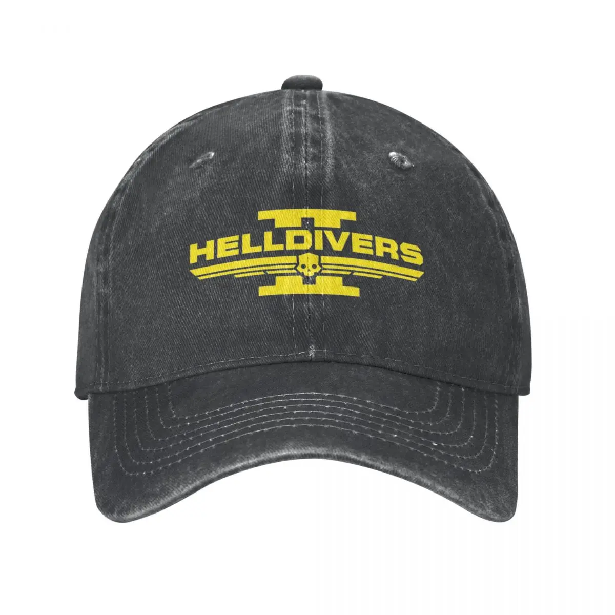 

Helldivers Logo Unisex Baseball Caps Video Game Distressed Washed Hats Cap Vintage Outdoor Summer Gift Snapback Hat