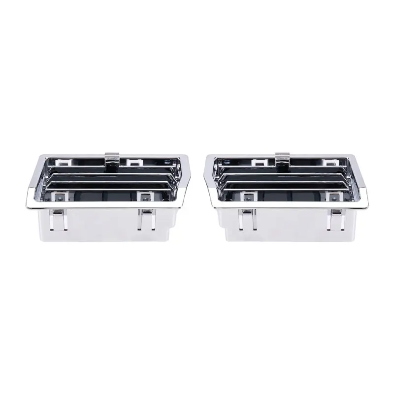 1Pair Show Chrome Lower Fairing Fresh Air Vents Cover For Honda Goldwing GL1500 1988-2000 Motorcycle Street Bike 52-552