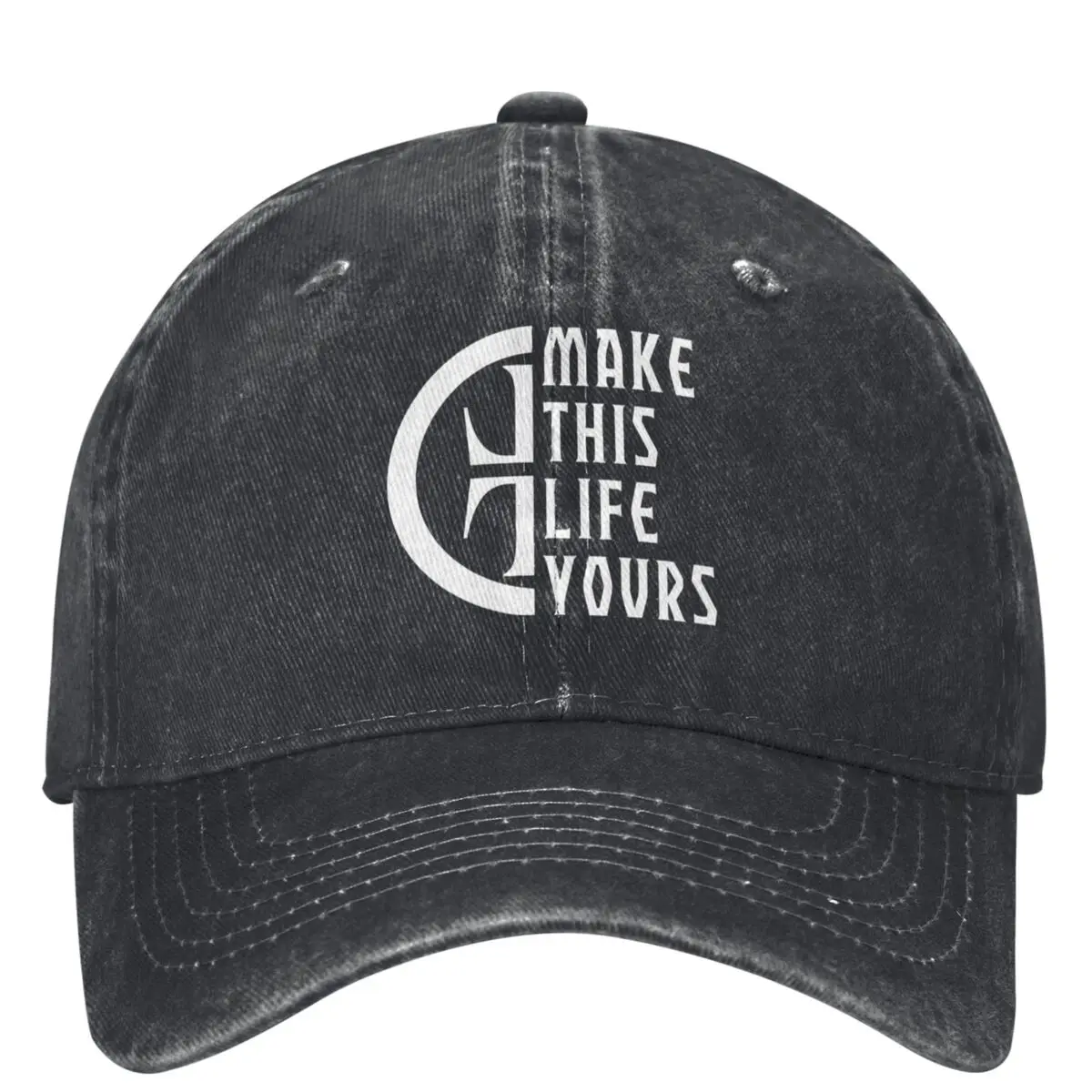 

Take That This Live Tour 2024 This Life Make Yours Merchandise Unisex Style Baseball Caps Distressed Denim Caps Hat