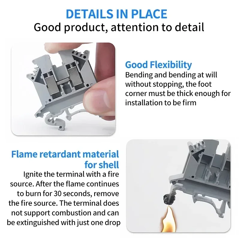 UK1.5N/2.5B/3N/5N/6N/10N/16N/25N/35N/50N محطة كتلة المسمار المشبك موصل DIN السكك الحديدية العالمي النحاس الأسلاك الجهد محطة #5