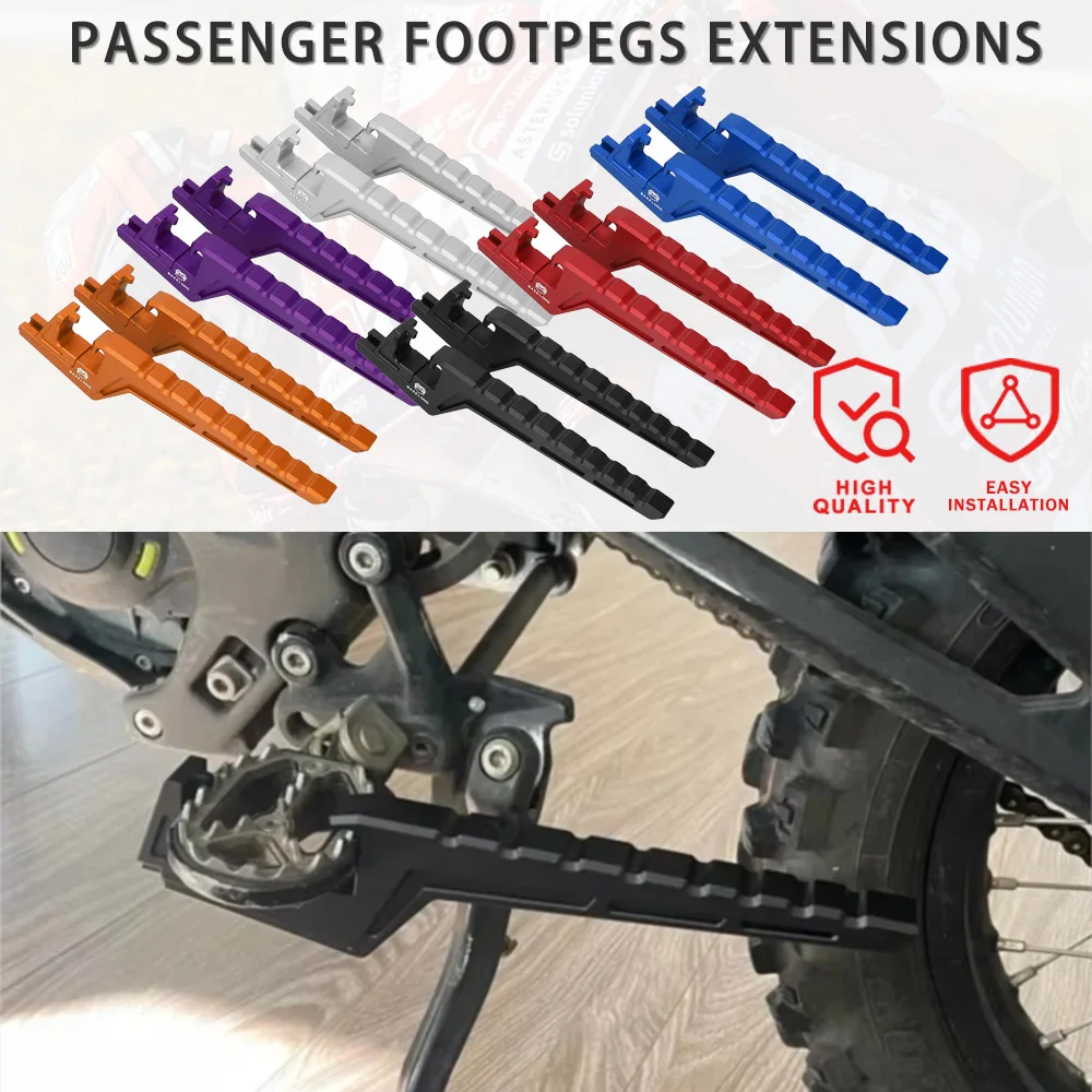 

For honda CRF450R CRF450RX WE CRF450X CRF450L CRF450RL Motocross Passenger Foot Peg Extensions Extended Footpeg CRF250RX CRF250R