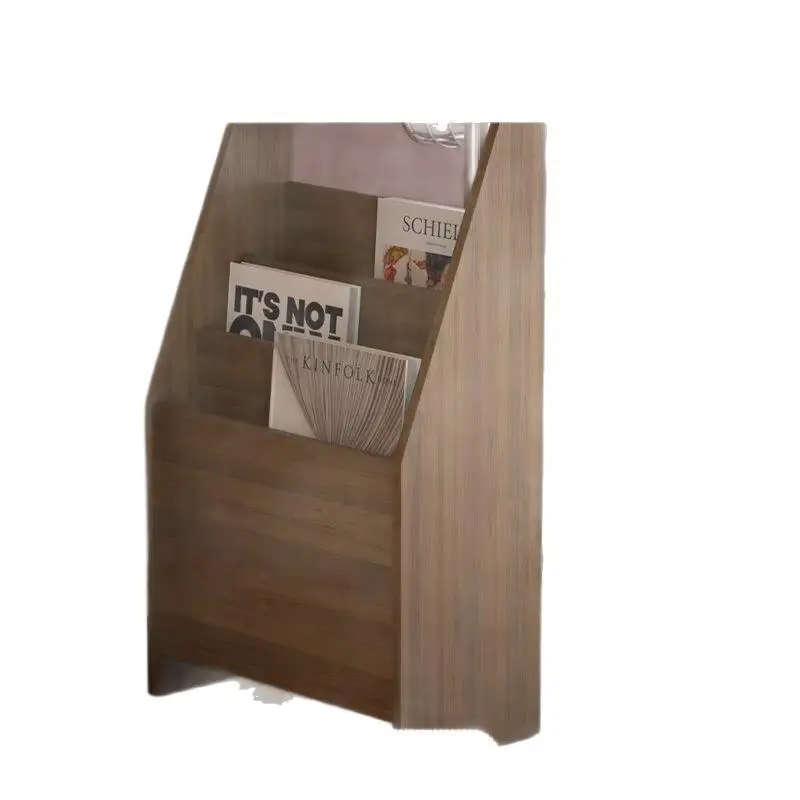 Floor-to-ceiling against the wall Medieval magazine rack, tavern, vinyl record storage rack, office hall, weekly newspaper