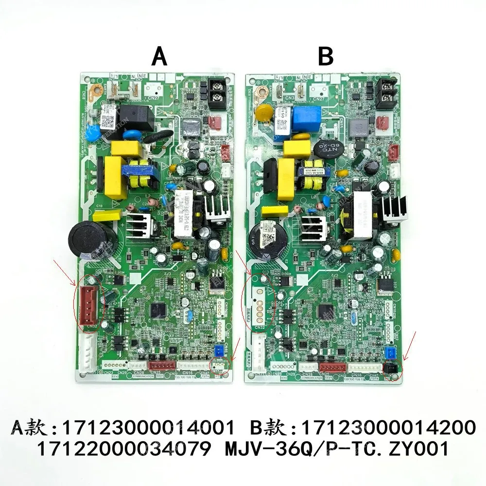 

New for Midea air conditioning motherboard 17122000034079 MJV-36Q/P-TC.ZY001 17123000014001 17123000014200