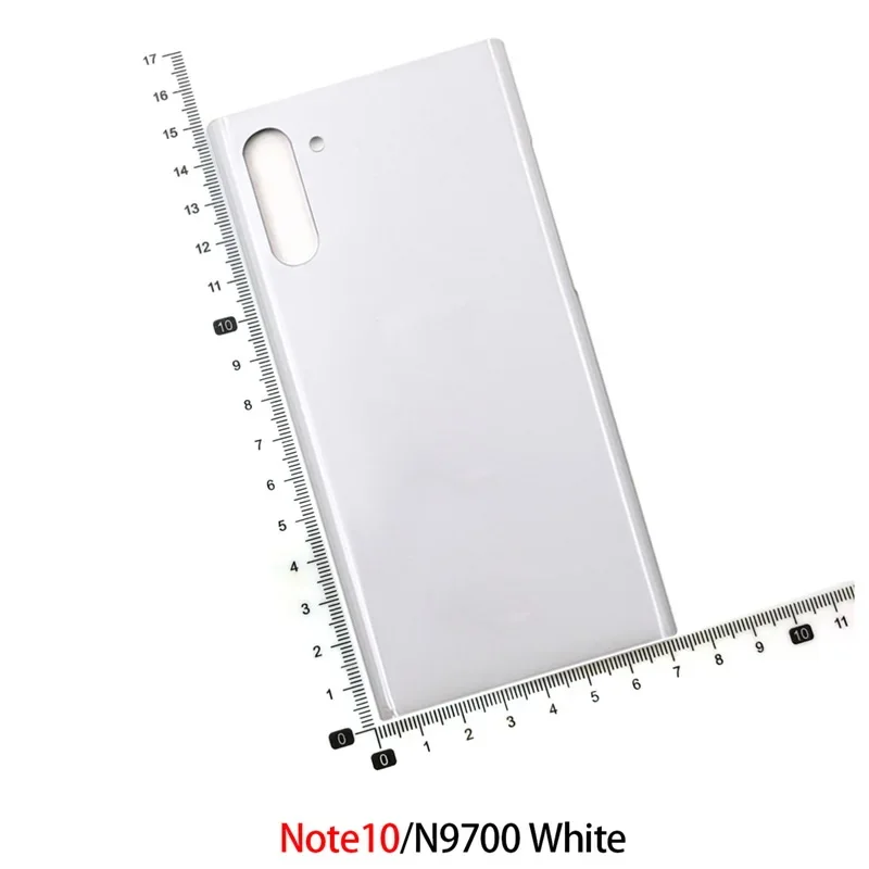 For Samsung Galaxy Note10 Note 10 Glass Back Battery Cover Housing Case Door Rear Panel Parts With Adhesive Sticker Phone Shell