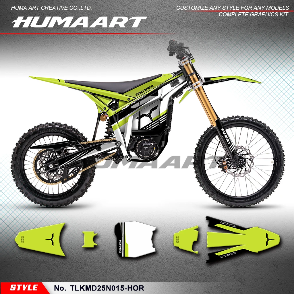 

Комплект персонализированных графических наклеек HUMAART для TALARIA KOMODO, номер стиля TLKMD25N015-HOR