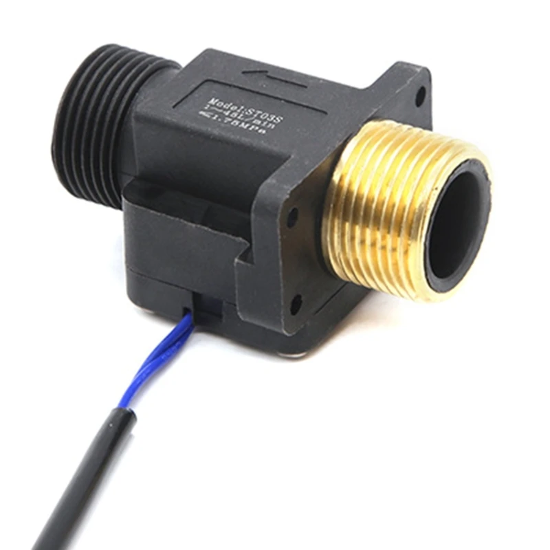 3/4'' G1'' Filettatura maschio Ottone Sensori flusso d'acqua, Sensori ad effetto Misuratore portata Misuratore