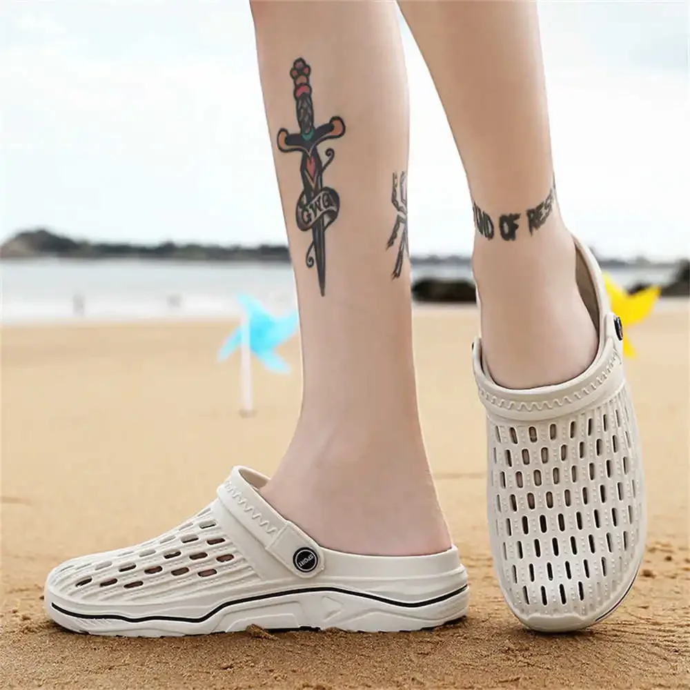 Closed Nose 42-43 Slipperes For Man Slippers Boy Sandals Shoes Silver Boots Sneakers Sport Out Gym Gifts Top Luxury