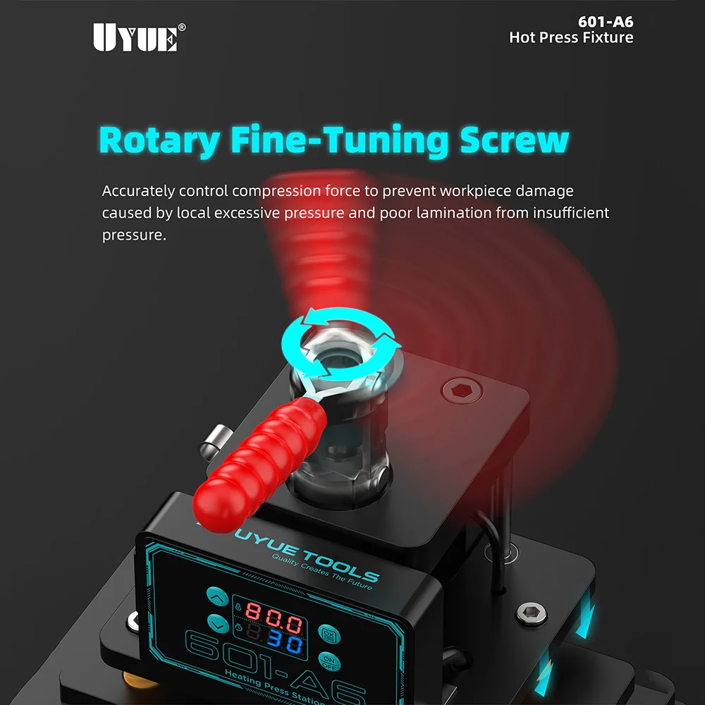 UYUE 601-A6 Multifunctional Pressuring Universal Press Mold for Mobile Phone Screen Repair with Heating and Temperature Control