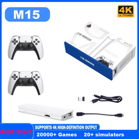 M15 Game Stick Mini TV Handheld Game Console Wireless Gamepads Video Game 64G 128G Retro Game HD Output Two-player for PS1