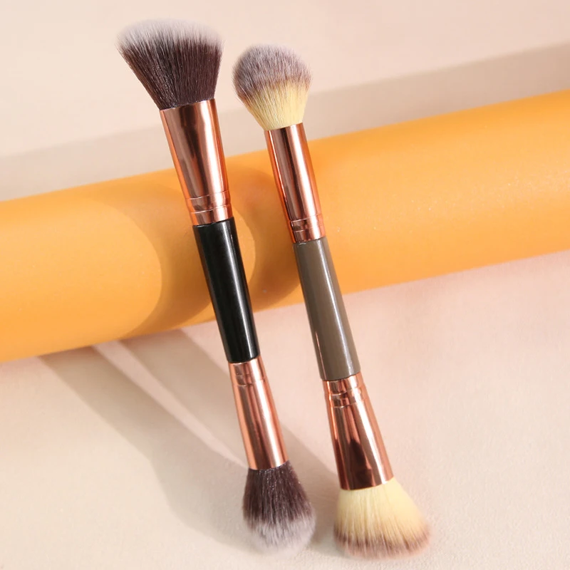 1 Pc Double Ended Contour Brush Sculpting Brush Powder Blush Brush Makeup Brushes Cosmetic Tools Facial Brush