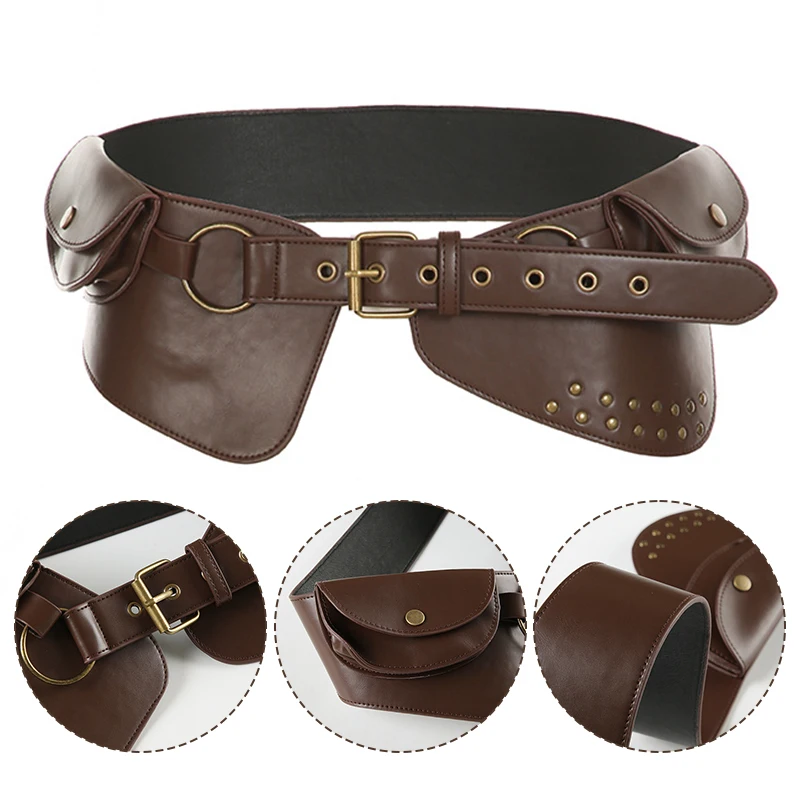 

Европейская и американская ретро мини-овальная сумка с заклепками, боксерский пояс, модные индивидуальные декоративные аксессуары в стиле панк для девочек, пояс