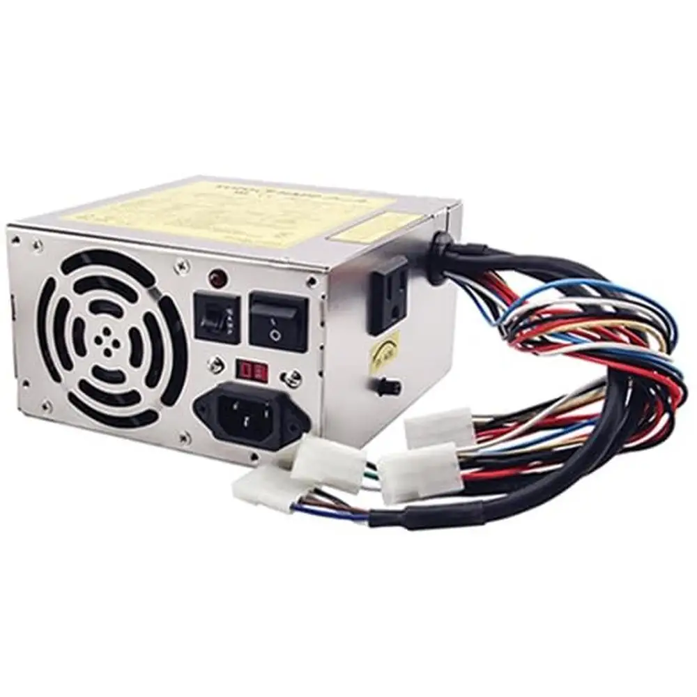 200W Power Pro Power Supply Golden Tee Skee Ball Arcade 8 Liner Dual On/Off Switch UL Recognized 8 Circuit Molex Plug Compatible