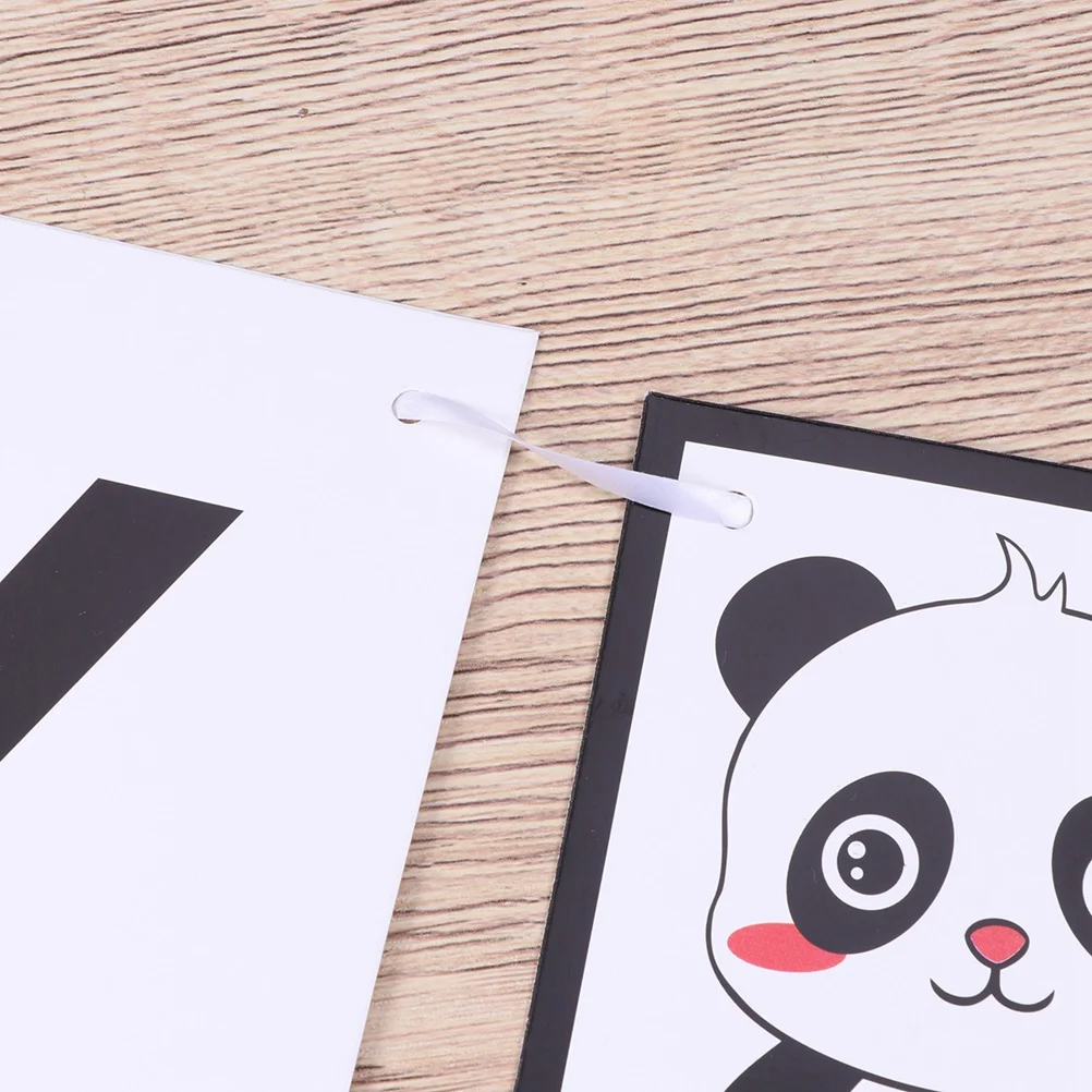 

Panda Theme Birthday Party Decor Balloons Set with Banner Blue Confetti Balloons for Holiday Celebration Decoration