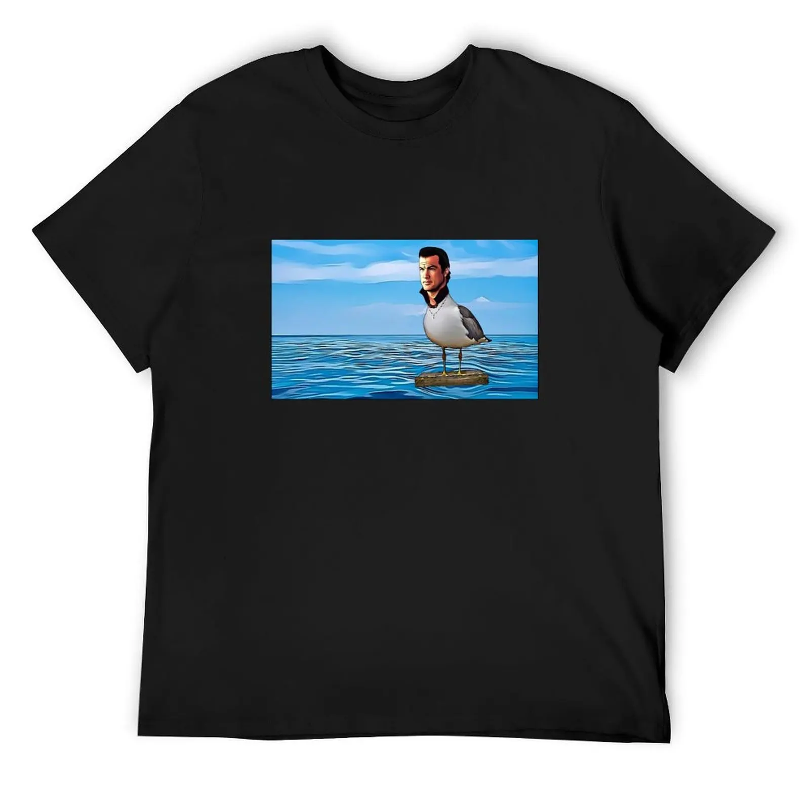 

Steven Seagull at Sea T-Shirt anime stuff fashion shirts Anime t-shirt graphic t shirt vintage mens clothing