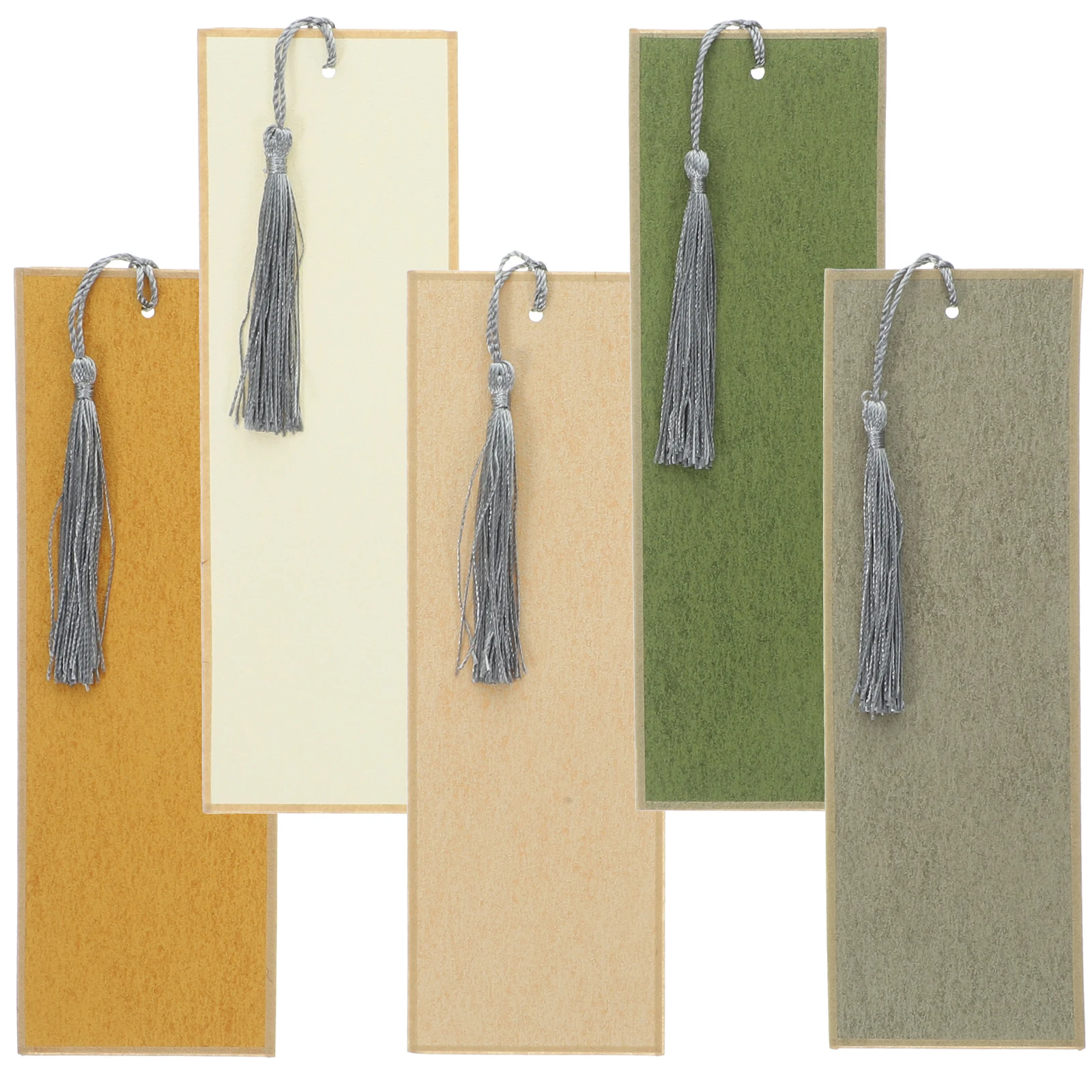 5 Pcs Blank Bookmark Marks Bulk Calligraphy Books Bookmarks for Paper Markers Decorate Student