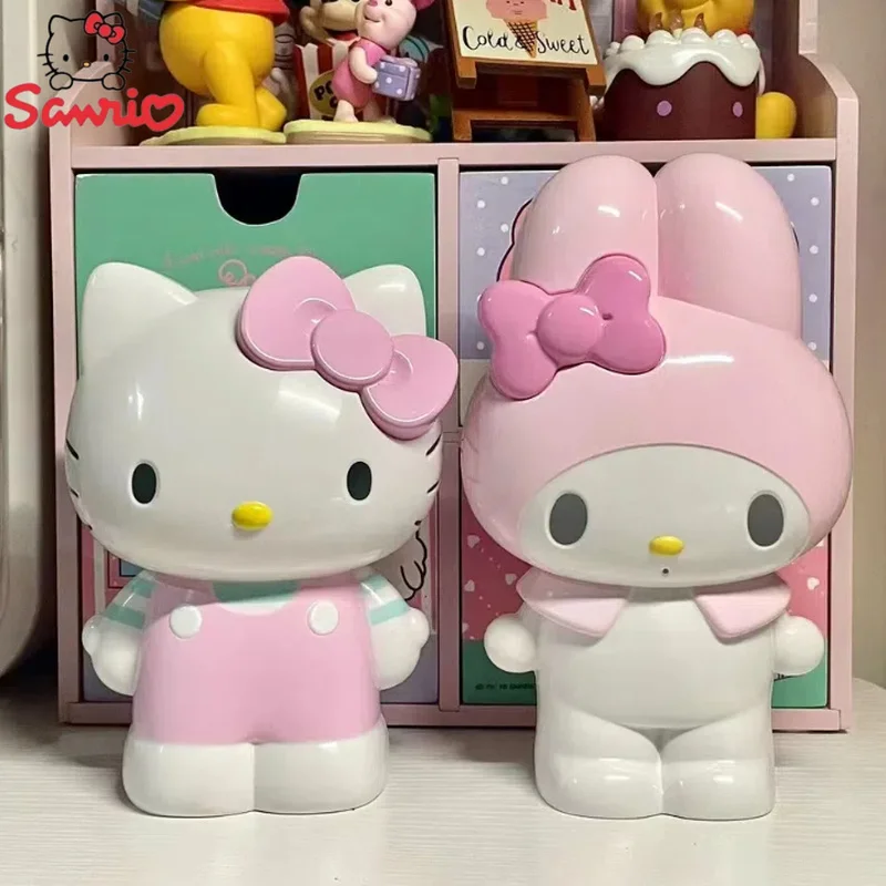 Sanrio Kuromi Hellokitty My Melody Cinnamoroll Characters Series Cute Pen Holder Stationery Makeup Brush Storage Ornament Gifts