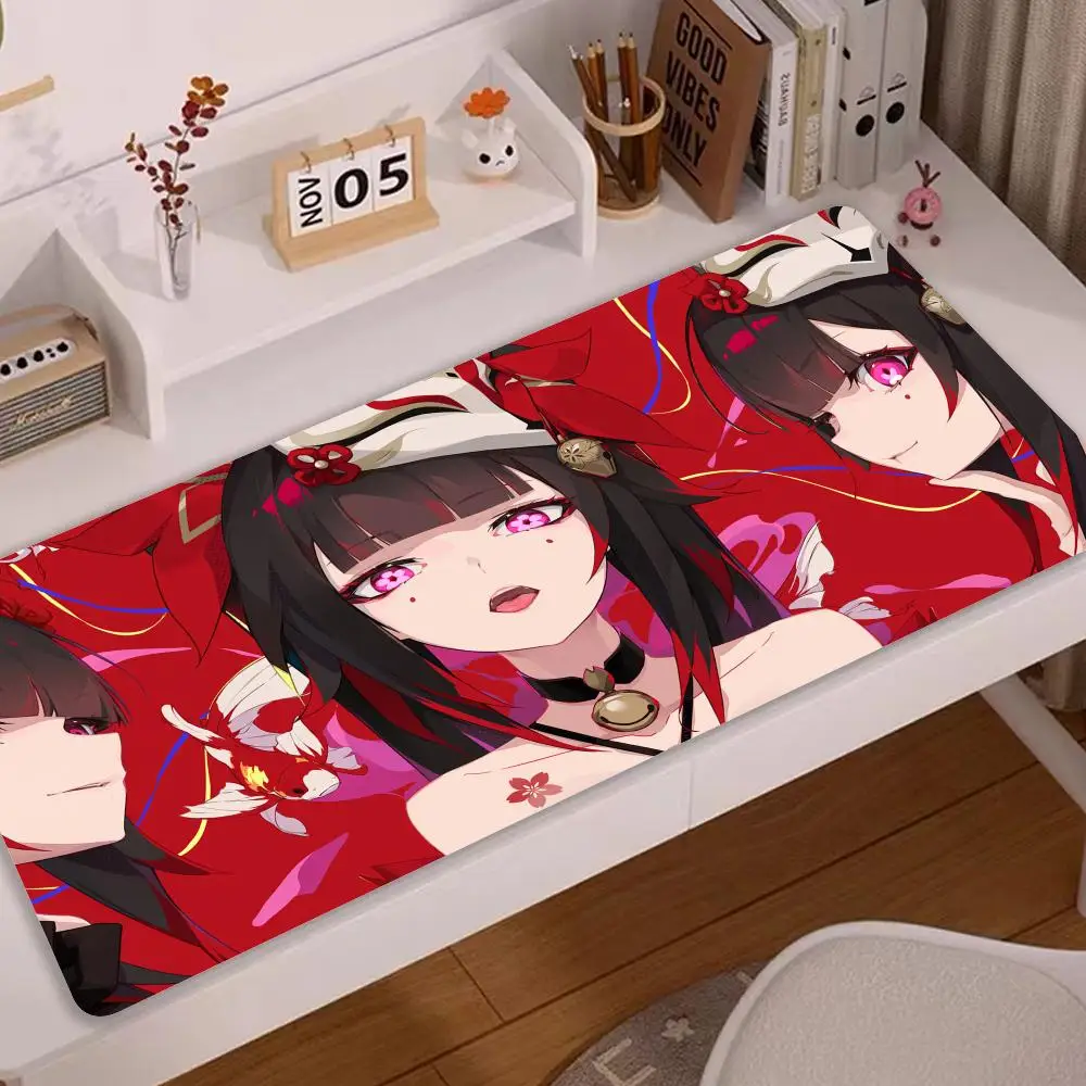 Sparkle Honkai yıldız ray Mousepad büyük oyun Mouse Pad LockEdge kalınlaşmış bilgisayar klavye masa sümen