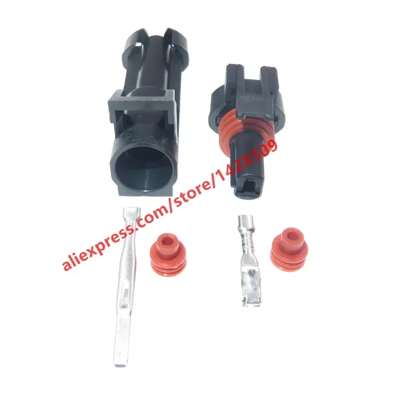 1 Pcs 1 Pin 2.8 Series Waterproof Male Female Wiring Connector 12065171 12065172 Automotive Electric Wire Adapter