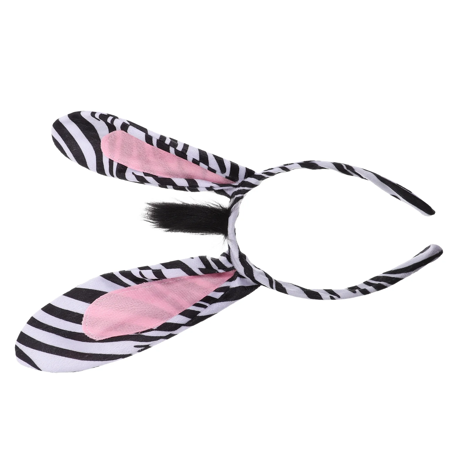 Zebra Headband Headbands for Girls Hair Accessories Cosplay Cloth Miss Ear Hairband Plush Animal Ears Adult