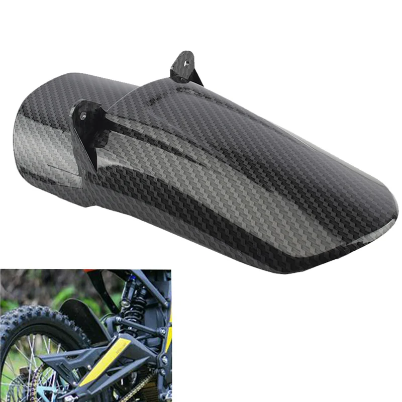 6X Motorcycle Rear Mudguard For Sur-Ron Surron Light Bee Dust Cover Carbon Fiber Pit Dirt Bike Electric Motocross