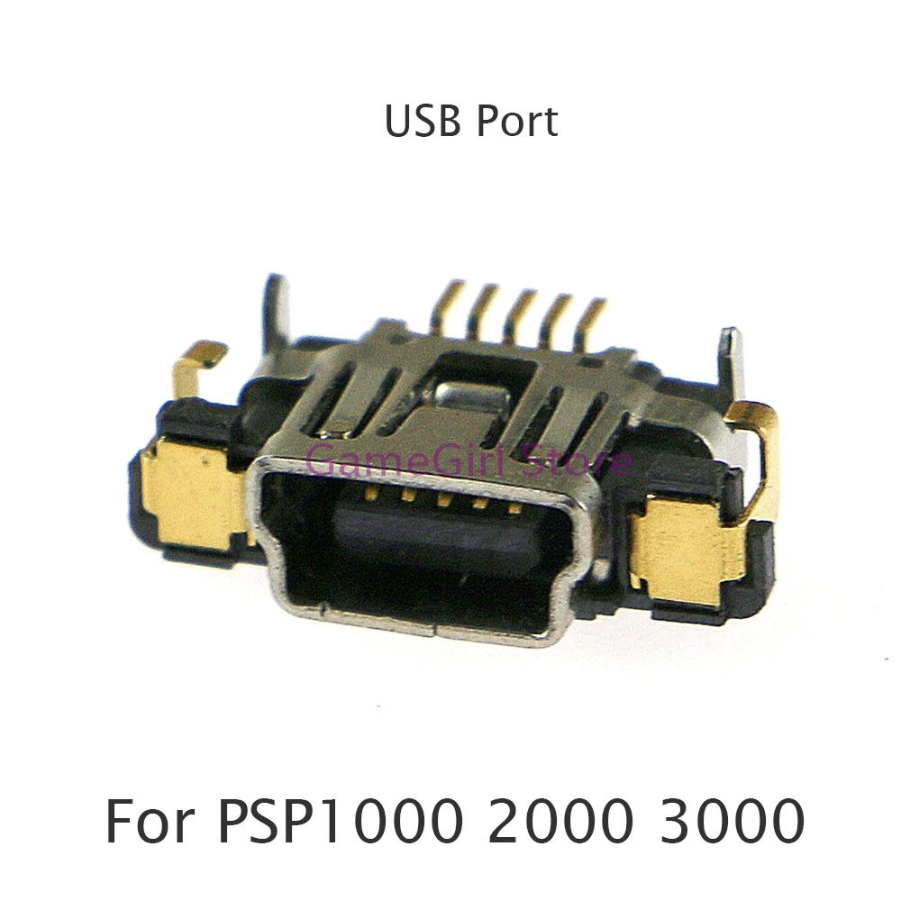 1pc USB Data Port Socket Connector Interface Charger Slot For PSP1000 2000 3000 Replacement Parts