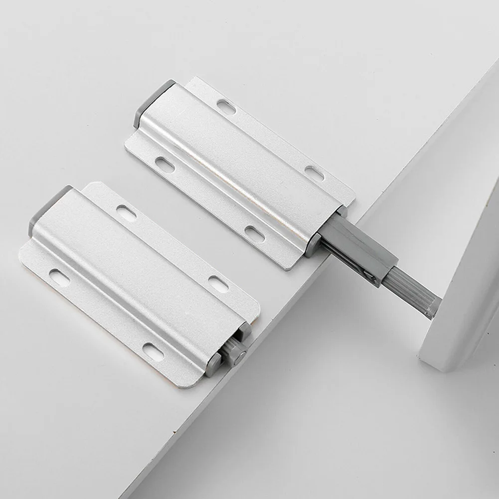 2 pezzi Heavy Duty Metal Push To Open Catch armadio porta cucina armadio Hardware lega di alluminio magnete sistema di chiusura ammortizzatore Buffer