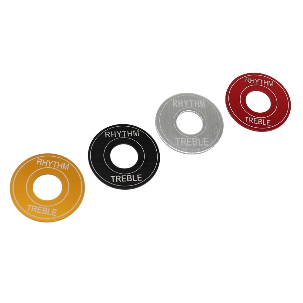 2Pcs Guitar 3 Way Switch Guard Washer Plate Toggle Switch Washer Rocker Switch Aluminum Alloy for LP EPI Electric Guitar