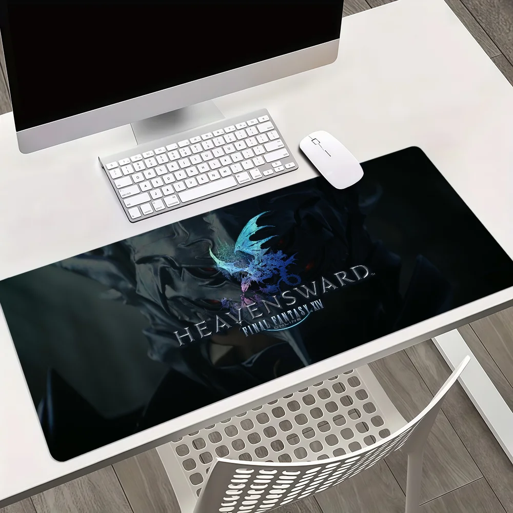 Final F-Fantasy XIV Game Mouse Pad Non-slip Thickened MousePad Large Writing Lockedge Gaming Cushion Office Student