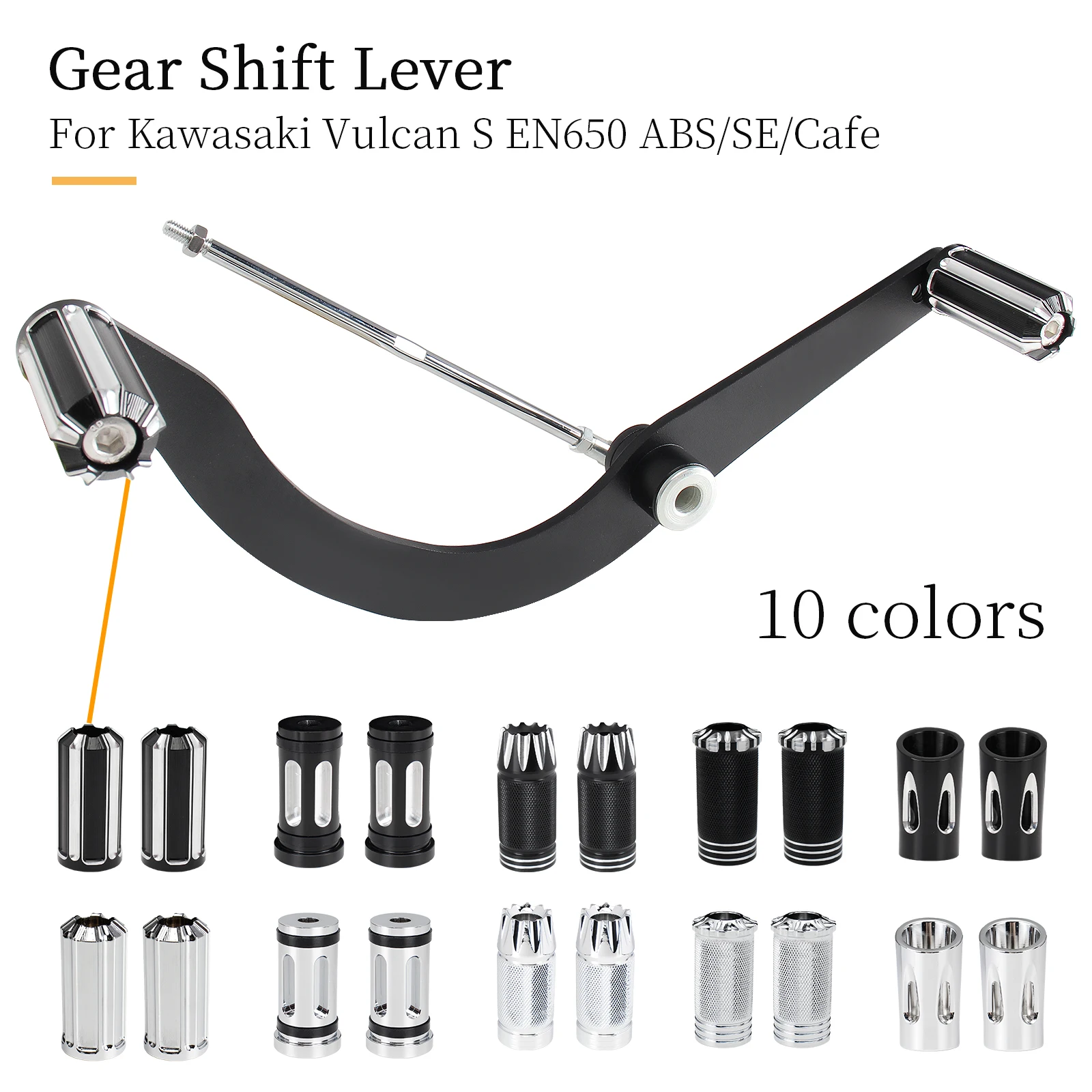 Gear Shifter Heel-Toe Shift Lever + Rod For Kawasaki Vulcan S ABS/SE/Cafe 2015-2023