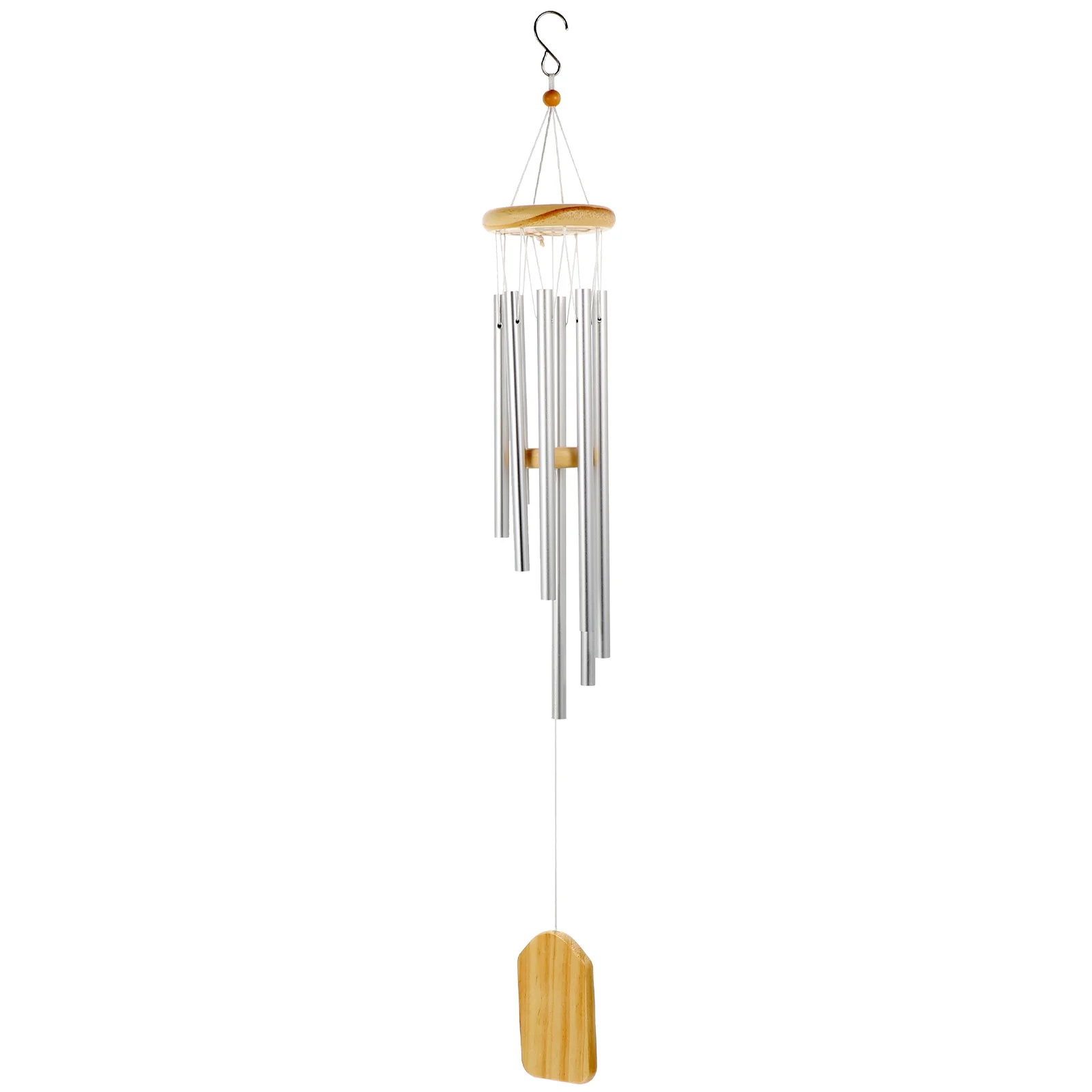 خشب الصنوبر أنبوب ألومنيوم الرياح الرنين في الهواء الطلق Windchime جرس زخرفة المنزل أمي الدقات التذكارية الزينة الزخرفية