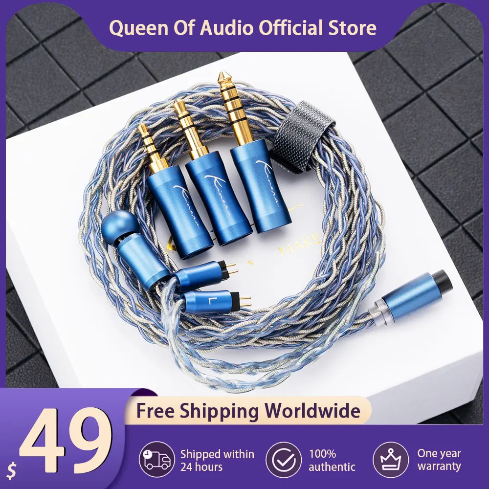 Kinera Ace 2.0  In Ear Earphone Modular Upgrade Cable Headphone IEMs With 2.5+3.5+4.4mm Detachable Plug Headset Accessories
