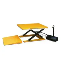 Hot Sale High-Quality Electric Hydraulic Low Profile Lift Table, 2 Ton Stationary Scissor Lift Table