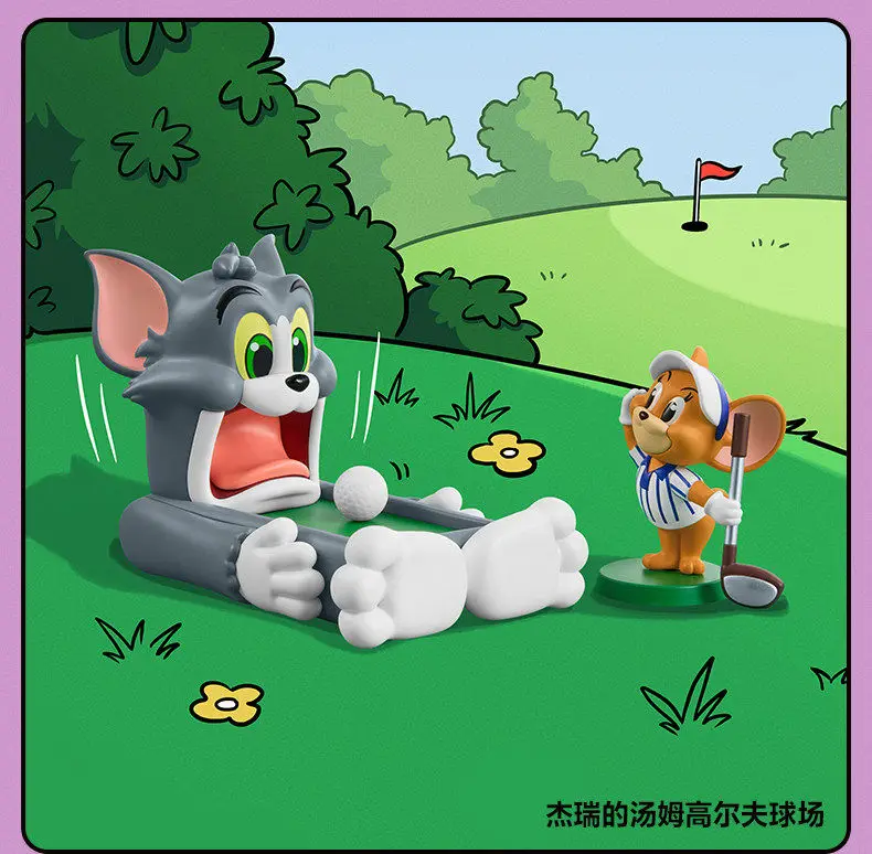 Original POPMART Tom und Jerry Mischief Land Serie Blind Box Sammlerstück Desktop-Ornament Actionfiguren Modelle Spielzeug Geburtstagsgeschenk – Detail 12