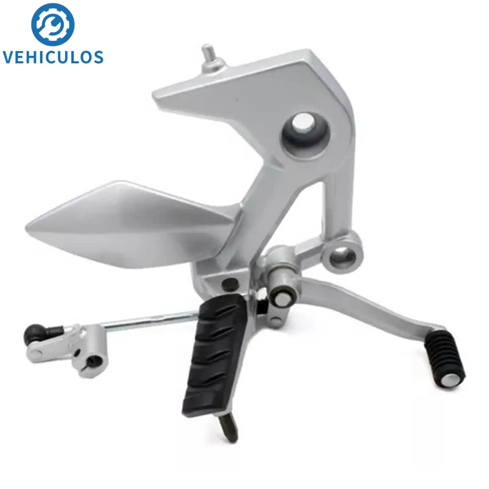 

1PC Left Pedal Shift Assembly For Italika 250z 250sz 2014-2019 F11010189 Silver Aluminum Alloy Foot Rests Motorcycle Parts