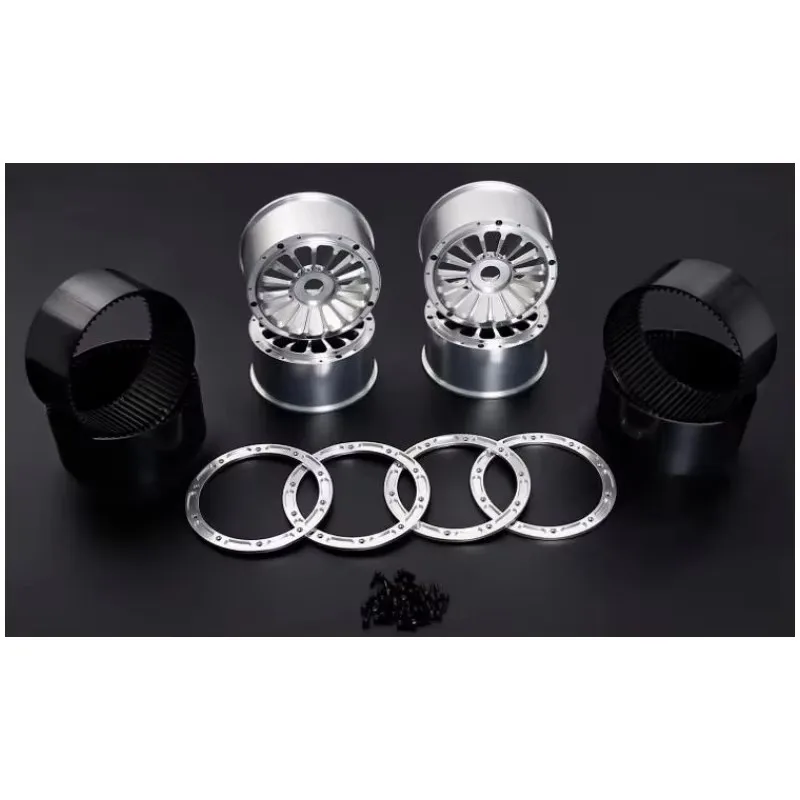 CNC Aluminum Wheel Hub Set for 1/5 Scale Rovan ROFUN F5 MCD XS5 RR5