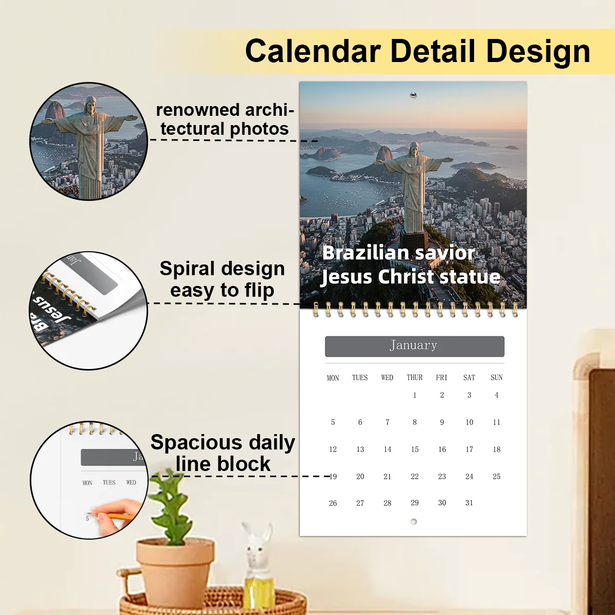 2026 Calendar Versions For Various Buildings, New Perforated Pearl Paper Calendars, Marking Various Major Festivals